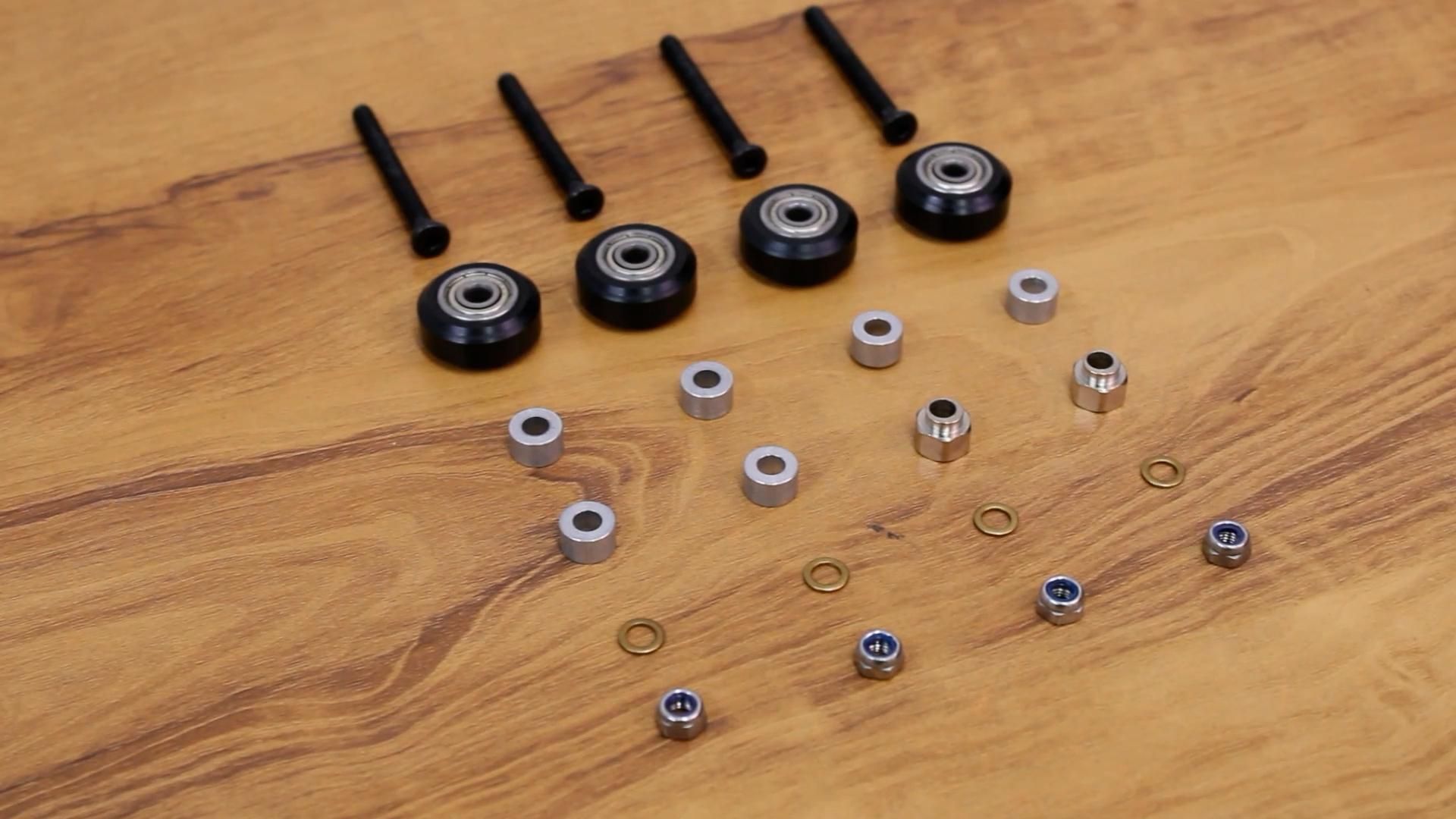 Step 2: Intersection Plate & Delrin Wheels