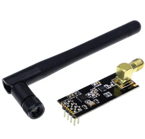 NRF24L01+PA+LNA Wireless Module Long Distance With Antenna - Main Product View | Superb Tech India