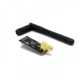 NRF24L01+PA+LNA Wireless Module Long Distance With Antenna - Angle & Detail View | Superb Tech India