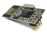 NRF24L01 2.4GHz Antenna Wireless Transceiver Module - Angle & Detail View | Superb Tech India
