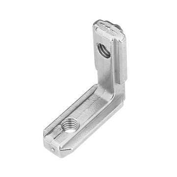 Inside Hidden Corner Joint for 2020 Aluminium Extrusions V - Angle & Perspective