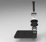 10 Sets/Lot Smooth Idler Precision Delrin Idler Pulley Wheel Kit for CNC, 3D Printer Laser Engraver Etc - Dimensions & Technical Specifications | Superb Tech India
