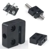 Anti Backlash Nut Block 8mm Diameter for TR8*8 Lead Screw 4 Start 2mm Pitch - Angle & Detail View | Superb Tech India