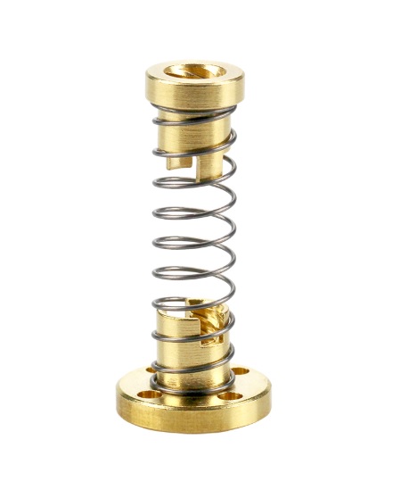 Anti Backlash Nut for TR8*8 8mm Diameter 4 Starts Lead Screw - Angle & Perspective