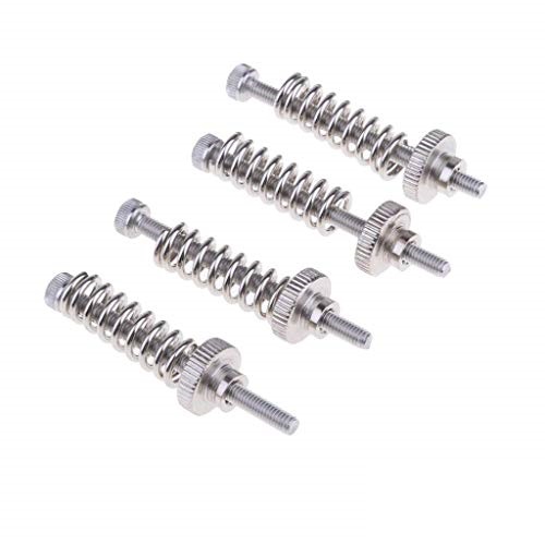 4 Sets/Lot - M3 Screw, Spring and Knob Leveling Pack - Angle & Perspective