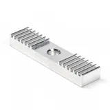2Pcs Aluminium Belt Clamp GT2 Timing Belt Fixing Piece - Angle & Detail View | Superb Tech India