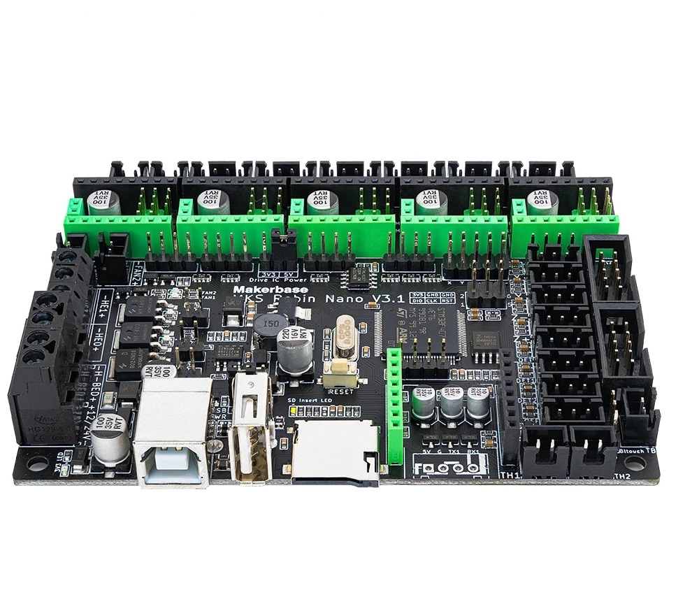 New Makerbase MKS Robin Nano V3.1 Motherboard for 3D Printer - Mounting & Wiring