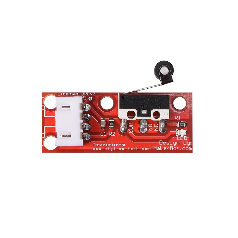 3Pcs Mechanical Endstop Limit Switch Module with 70cm Cable for 3D Printer CNC - Mounting & Wiring