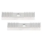 2Pcs Aluminium Belt Clamp GT2 Timing Belt Fixing Piece - Main Product View | Superb Tech India