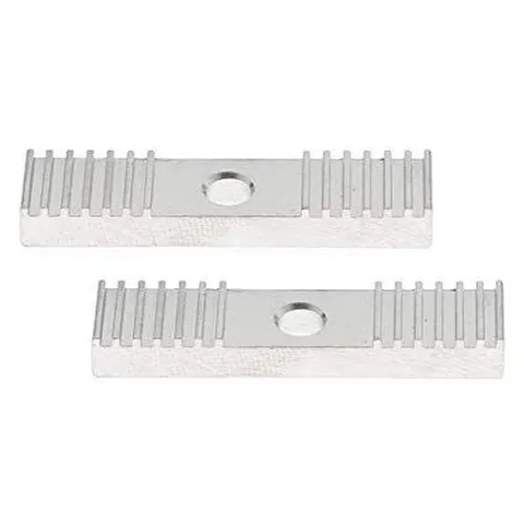 2Pcs Aluminium Belt Clamp GT2 Timing Belt Fixing Piece - Main Product View | Superb Tech India