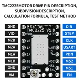 TMC2225 Makerbase MKS Stepper Motor Driver Stepstick Module - Dimensions & Technical Specifications | Superb Tech India