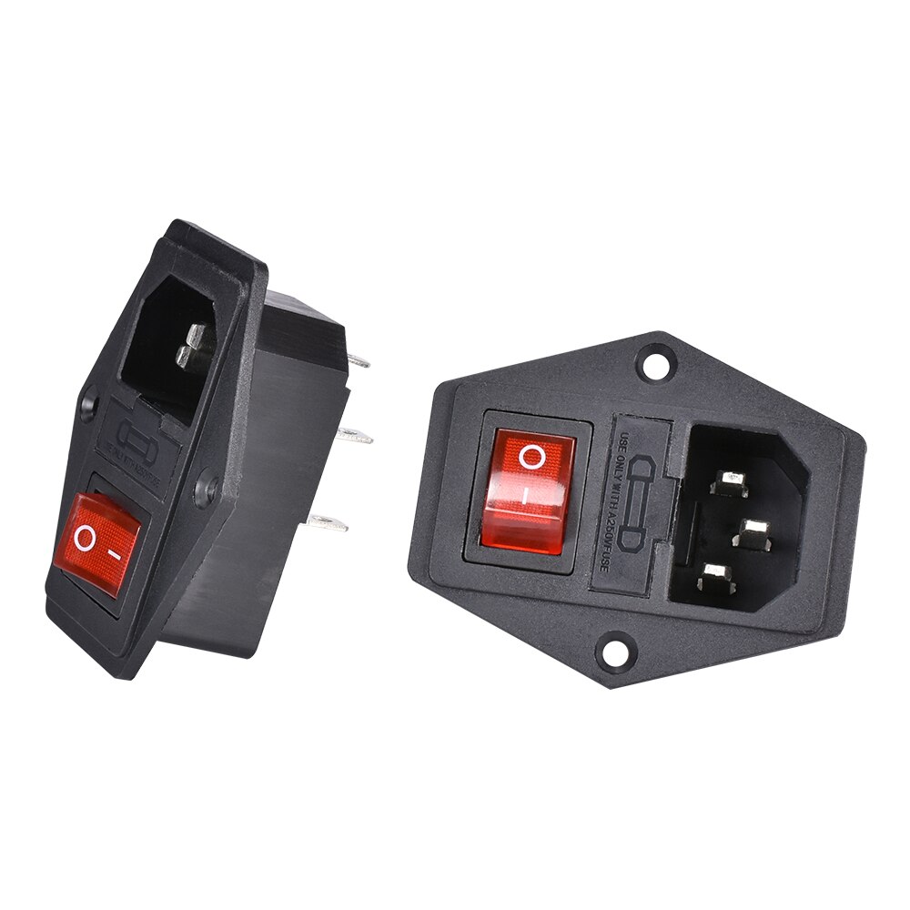Power Socket AC 220V 15A 3 - Dimensions & Specs
