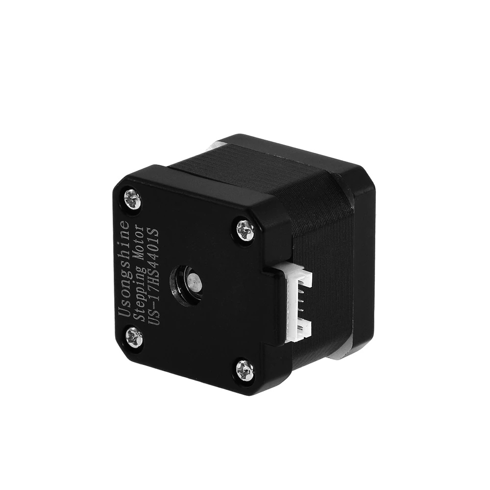 17HS4401S NEMA 17 Stepper Motor Black Hybrid 4.2KGCM 1.5A with 1M Long Cable - Mounting & Wiring