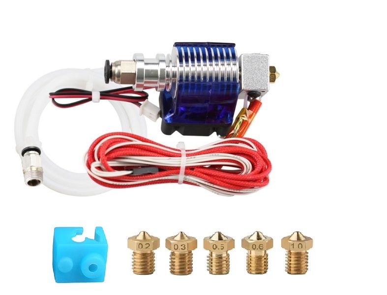 V6 Hotend Kit Bowden for E3D with 1 Meter PTFE Tube - Main View