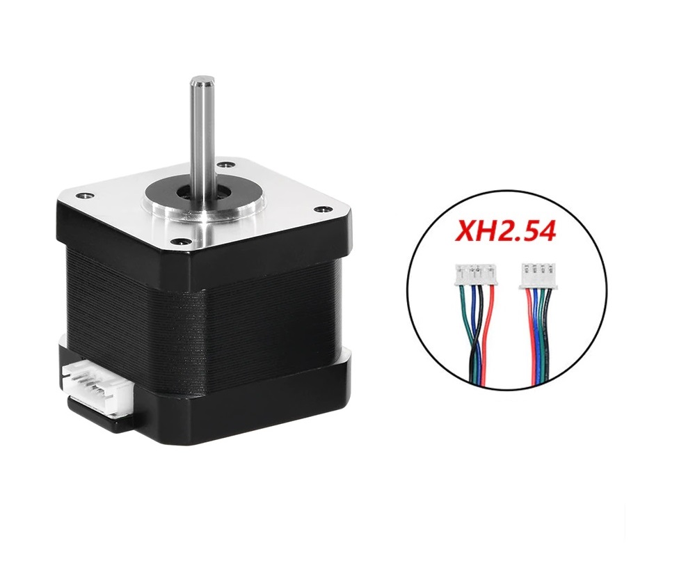 17HS4401S NEMA 17 Stepper Motor Black Hybrid 4.2KGCM 1.5A with 1M Long Cable - Feature Overview