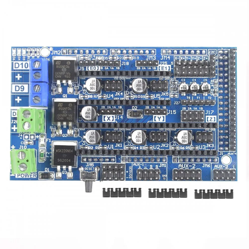 RAMPS 1.6 3D Printer Control Board for Arduino Upgraded Version - Main Product View | Superb Tech India