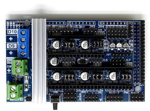 RAMPS 1.6 3D Printer Control Board for Arduino Upgraded Version - Angle & Perspective