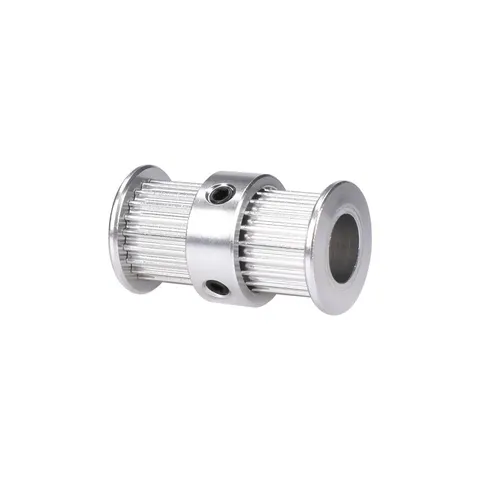 GT2 Double Pulley 20 Teeth Two Side Dual Pulley 6mm Width 5mm Bore - Main Product View | Superb Tech India
