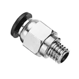 PC4 M6 Pneumatic Push In Fitting Stainless Steel for Bowden 3D Printer - Main Product View | Superb Tech India