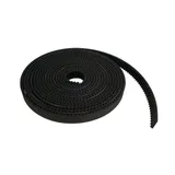 GT2 Timing Belt 10mm Width 2mm Pitch Black PU Steel Reinforced 1 Meter Length - Main Product View | Superb Tech India