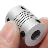 Flexible Aluminium Shaft Coupling 5mm x 8mm 5x8 Size - Mounting, Pinout & Wiring Overview | Superb Tech India