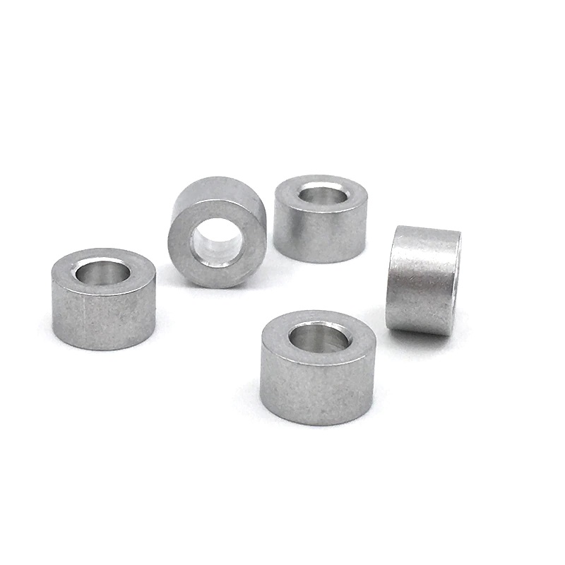 10Pcs/Lot Aluminium Spacers 5.1x10mm 6mm Width Silver - Main View
