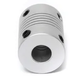Flexible Aluminium Shaft Coupling 5mm x 8mm 5x8 Size - Dimensions & Technical Specifications | Superb Tech India