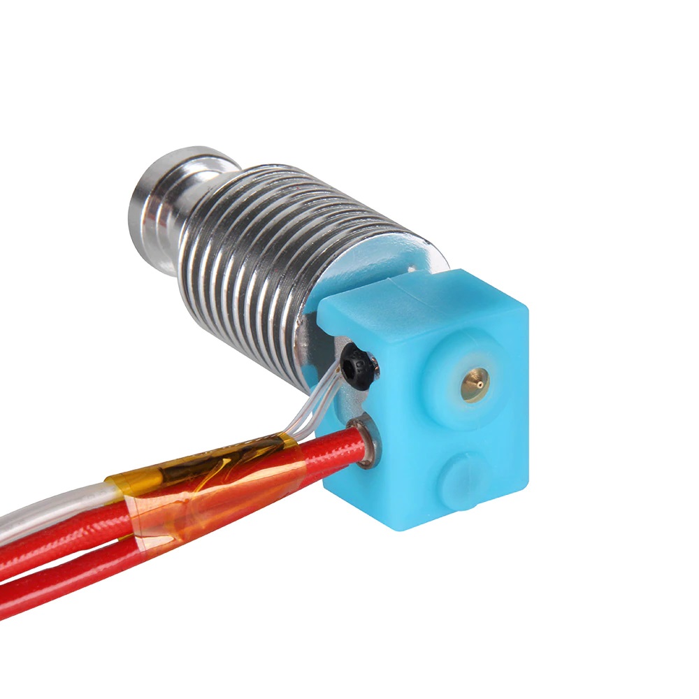 E3D V6 Silicone Rubber Case for V6 Extruder Hotend - Angle & Perspective