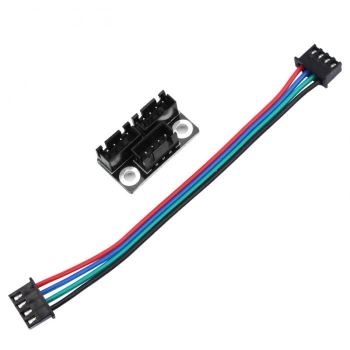 Parallel Stepper Motor Module for Dual Z Axis with cable 100mm - Angle & Perspective
