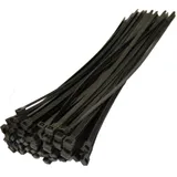 Nylon Cable Tie M2.5x100mm Black - Pack of 100 - Main Product View | Superb Tech India