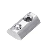 10Pcs/Lot M3 Spring T-Nut for 20mm Aluminium V Slot Profile - Angle & Detail View | Superb Tech India