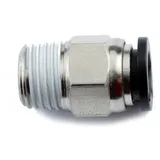 PC4-01 Pneumatic Push-in Fitting for V6 Bowden Extruders 4mm tube J-Head - Angle & Detail View | Superb Tech India