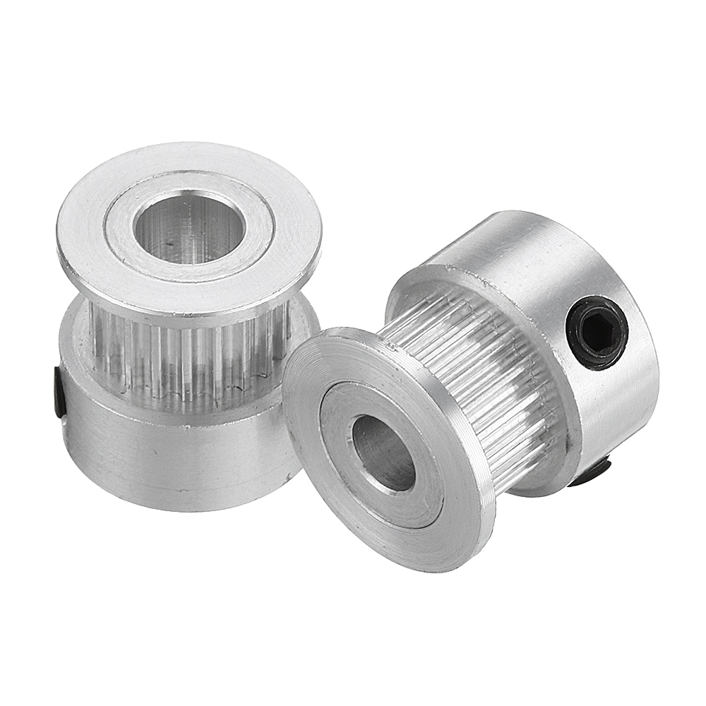 GT2 Timing Pulley 20 Teeth 5mm Bore - Angle & Perspective