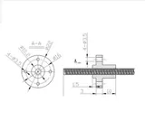 Copper Nut for Lead Screw TR8*8 8mm Diamater - Mounting, Pinout & Wiring Overview | Superb Tech India