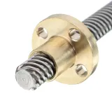 Copper Nut for Lead Screw TR8*8 8mm Diamater - Dimensions & Technical Specifications | Superb Tech India