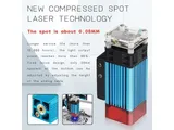 40W Laser Head Module 5.5W Optical Power for Laser Engraver with Protective Cover - Angle & Detail View | Superb Tech India
