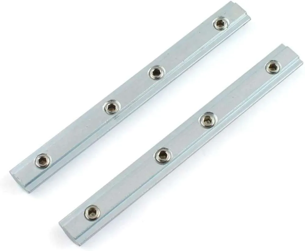 V Slot Straight Joiner Connector for 20 Series Aluminium Extrusion Profiles - Main Product View | Superb Tech India