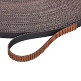 High Quality Anti-Slip GT2 Timing Belt Rubber 6mm Width with Anti-Slip Coating 1 Meter Length - Angle & Detail View | Superb Tech India