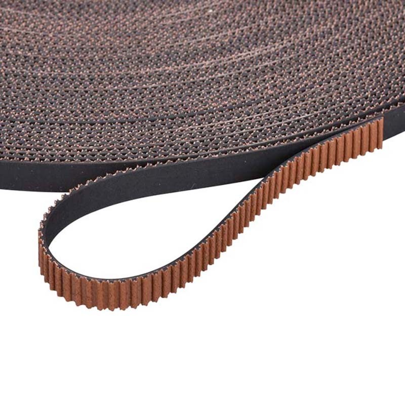 Anti-Slip GT2 Timing Belt Rubber 6mm Width with - Angle & Perspective