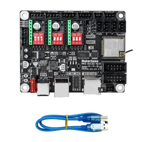 New Makerbase MKS DLC32 WIFI CNC Control Board for CNC Machine Laser Engraver - Main Product View | Superb Tech India