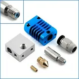 CR8 Hotend Kit Bowden Type   for Creality CR8/CR10 Ender 3 Blue Color - Angle & Detail View | Superb Tech India