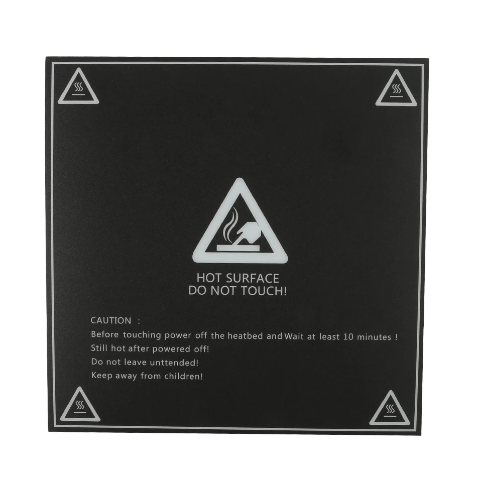 Frosted Sheet Sticker 220x220x0.6mm for 3D Printer Heated Bed - Angle & Perspective