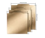 PEI Spring Steel Sheet Double Sided Magnetic Heated Bed Surface for 3D Printer 220x220mm - Alternative Angle View | Superb Tech India