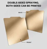 PEI Spring Steel Sheet Double Sided Magnetic Heated Bed Surface for 3D Printer 220x220mm - Dimensions & Technical Specifications | Superb Tech India