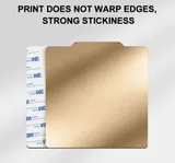 PEI Spring Steel Sheet Double Sided Magnetic Heated Bed Surface for 3D Printer 220x220mm - Package & Accessories Included | Superb Tech India