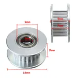 GT2 Idler Pulley 20 Teeth 5mm Bore 6mm Width High Quality Smooth Movement - Angle & Detail View | Superb Tech India