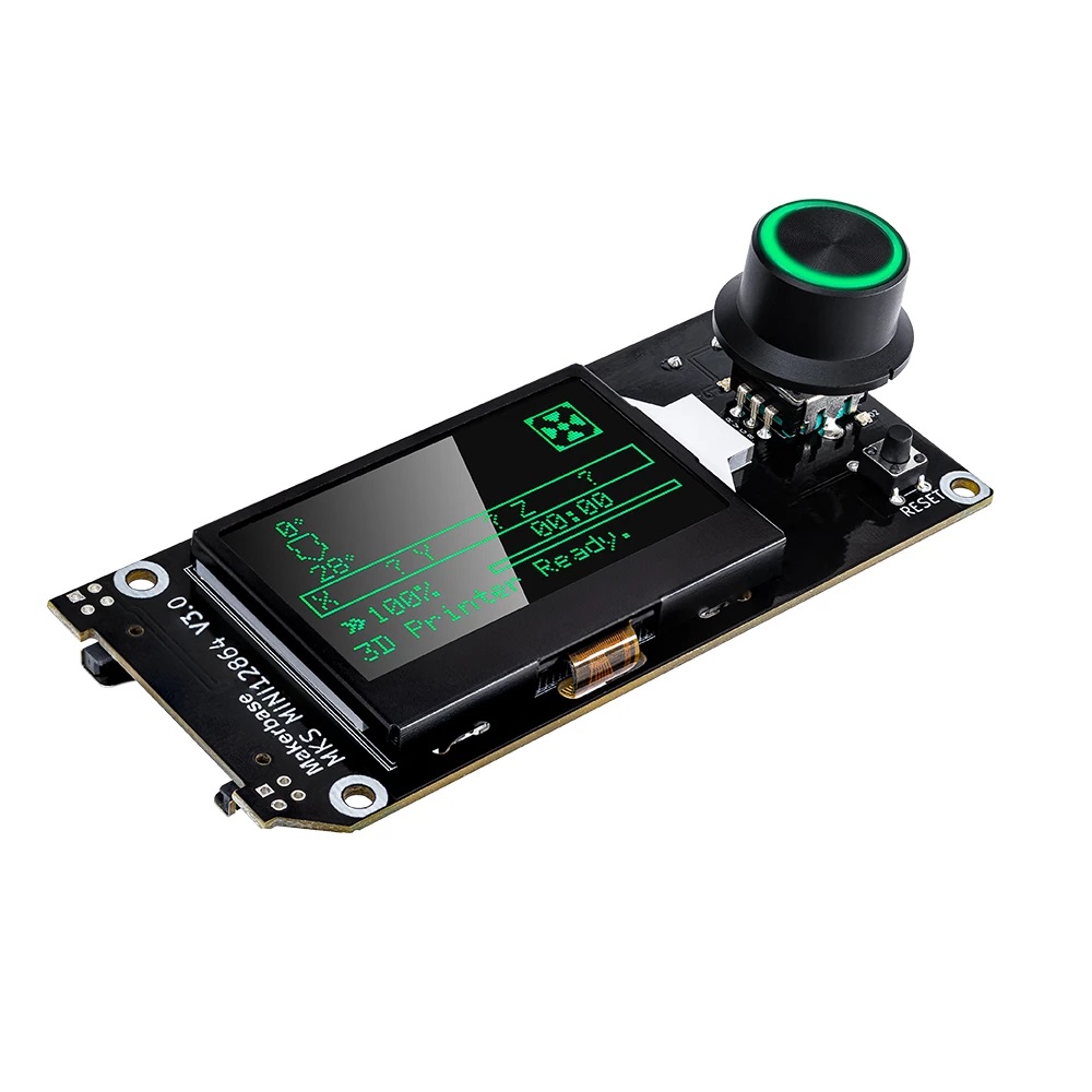 New Makerbase MKS Display Mini 12864 V3.0 with Cable for 3D Printer - Feature Overview