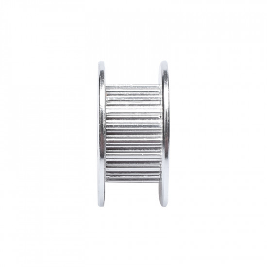 GT2 Idler Pulley Smooth 20 Teeth 3mm Bore 6mm Width - Angle & Perspective