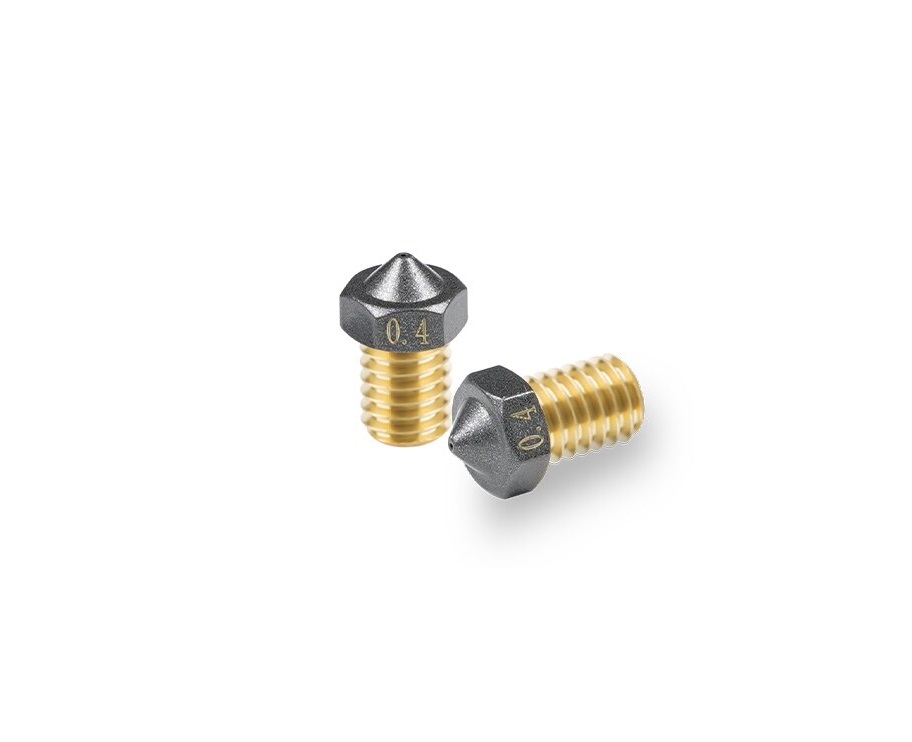 Teflon Coated Nozzle 0.4mm for 3D Printer E3D V6 Hotend - Angle & Perspective