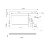 New Makerbase MKS Display Mini 12864 V3.0 with Cable for 3D Printer - Dimensions & Technical Specifications | Superb Tech India